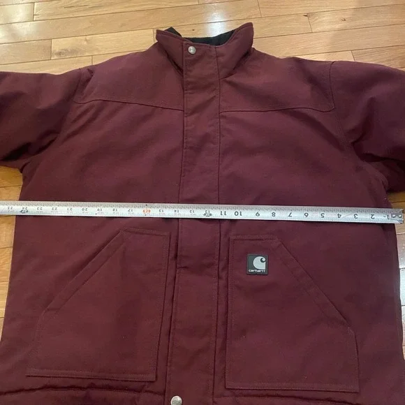 Carhartt Insulated Full-Zip Jacket Men's Size Med J174-RDW